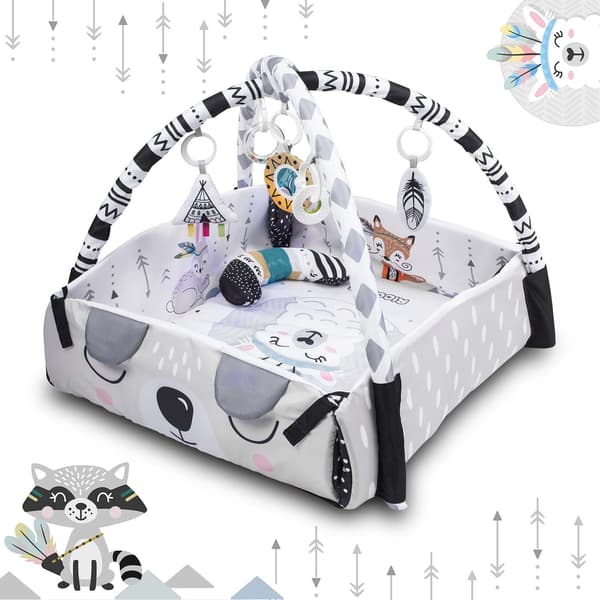 Interaktiv pædagogisk måtte 110 x 100 cm Boho Ricokids