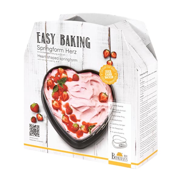 Hjertekageform 22 cm EASY BAKING / Birkmann