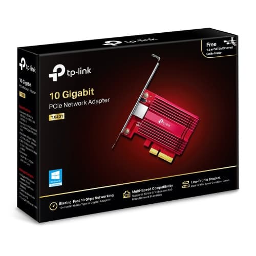 TP-Link TX401 10 Gigabit PCI Express netværksadapter