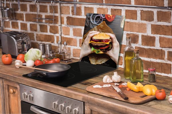 GLAS SKÆREBRÆT 45x52 HAMBURGER