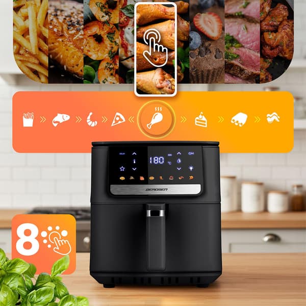 Airfryer Berdsen BD-662 sort