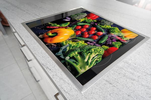 GLAS SKÆREBRÆT 52x40 GRØNTSAGER