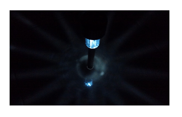 SOL0625 solcellehavelampe LED-lampe solcellelamper RUSTFRIT STÅL