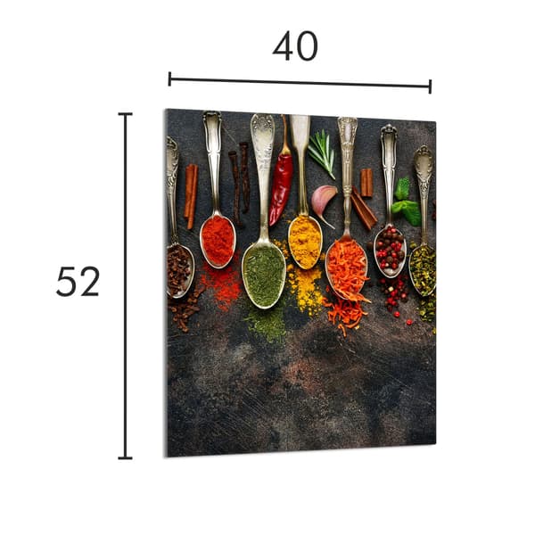 GLAS SKÆREBRÆT 40x52 Krydderier