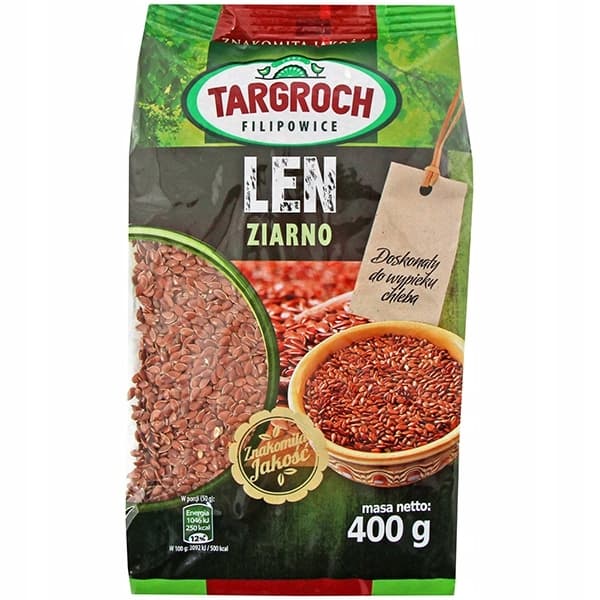 Brunt linfrö (linfrö) Targroch 400g
