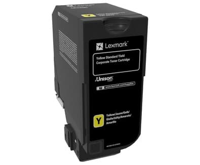 Lexmark 74C2SY0 tonerpatron, gul