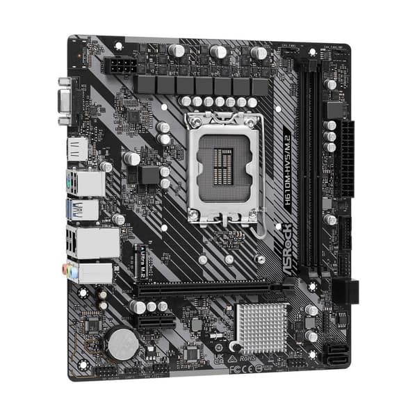 ASRock H610M-HVS/M.2 R2.0 Micro ATX DDR4 moderkort