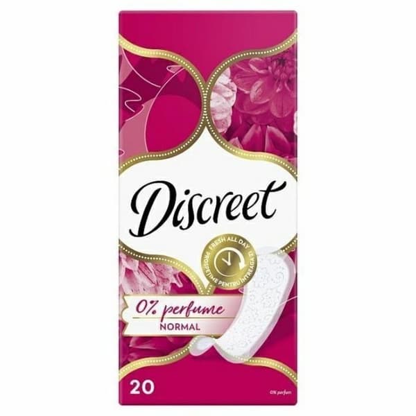 DISKRET 0% Parfymfria Trosskydd - Normala 1-pack - 20 st