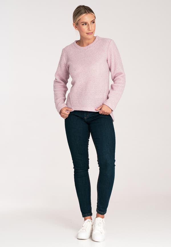 Tröja - ulltröja - rosa tröja M1044 storlek XS
