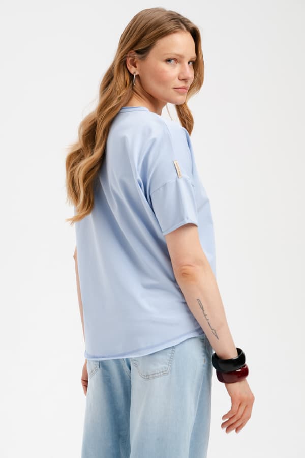 Dame Belisiti Bluse Lyseblå 34/36