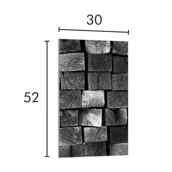 GLAS SKÆREBRÆT 30x52 Træ