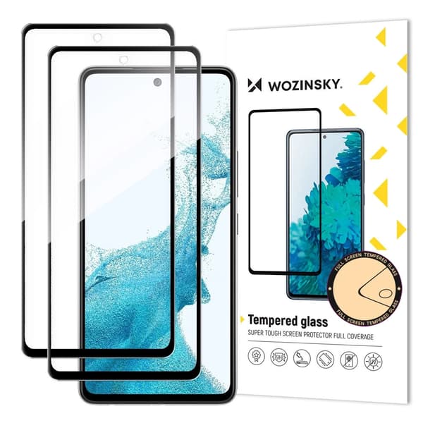 Hærdet glas til Samsung Galaxy A57 Fuldlim - 2 stk.