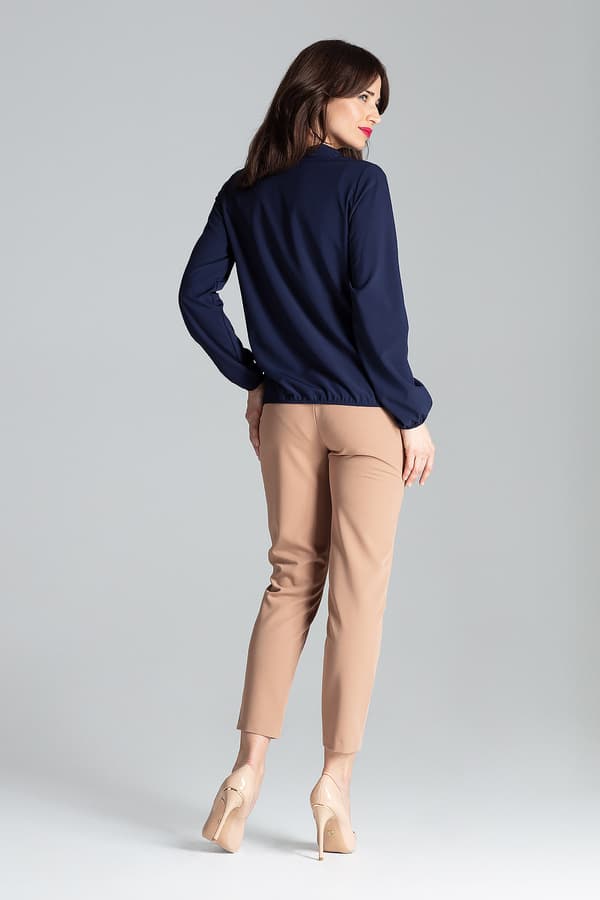 Bluse L030 Marineblå XL