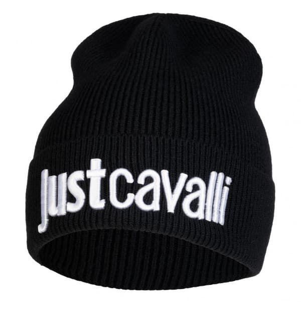 JUST CAVALLI herrehat SORT / HVID
