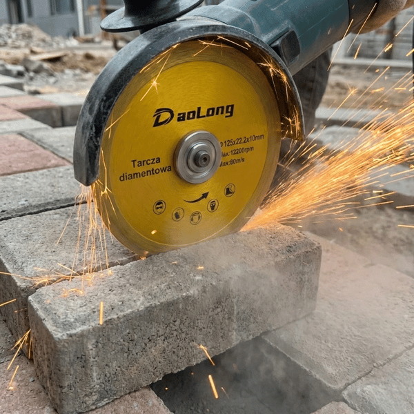 125 mm fuld diamantskive til stenfliser