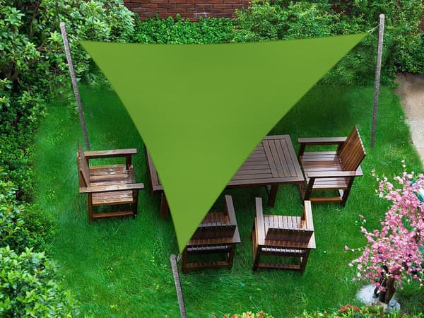 Premium vedenpitävä purje 4,2x4,2x5,9 Beige