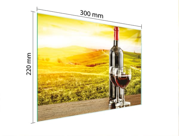 SKÄRBRÄDA I GLAS 30x22 VIN