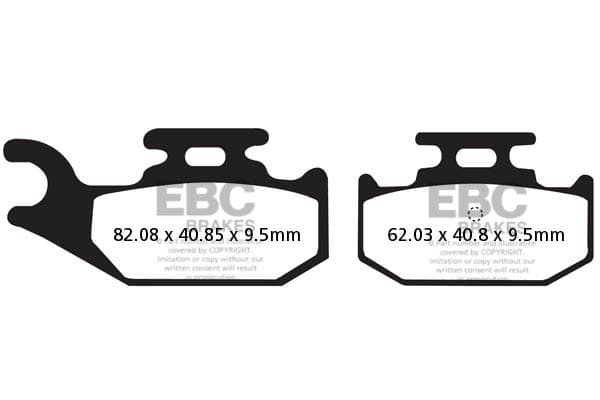 EBC FA428TT jarrupalat (setti yhdelle levylle)