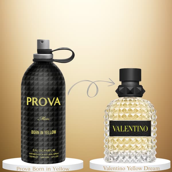 Herrparfymtest Męska Born in Yellow 120ml