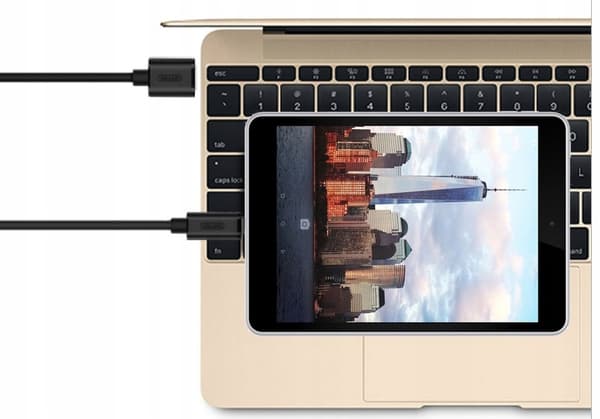Unitek C14068BK USB-A 2.0 - USB-C USB-kabel, 2m