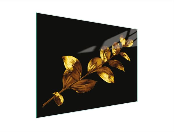 GLAS SKÆREBRÆT 30x22 GULD