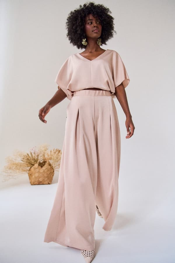 Dame Cigarbukser BS Lys Beige 34
