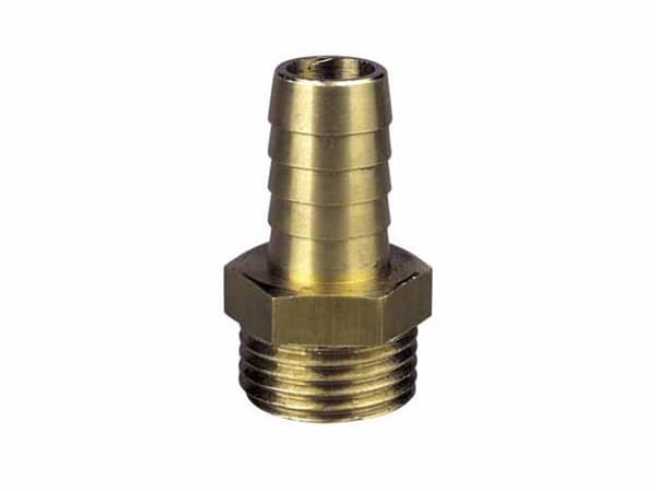 Slangestuds 1/2x10mm han messing