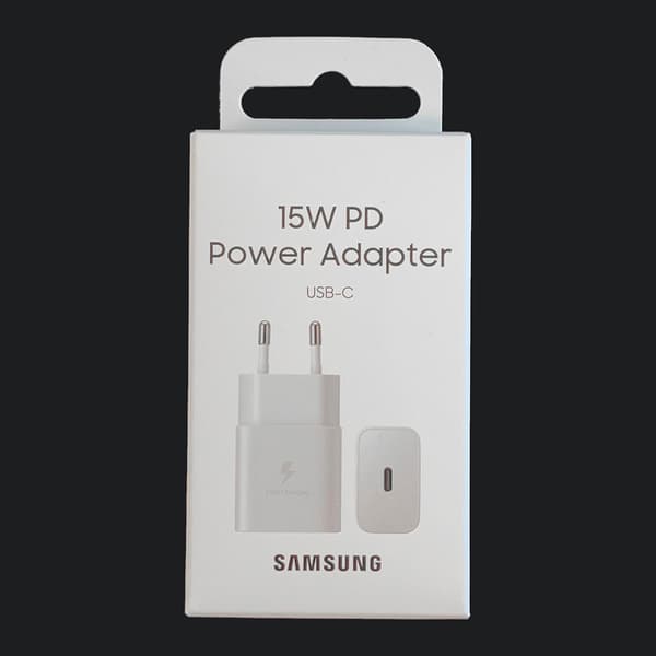 USB-C 15W PD AFC Väggladdare Vit