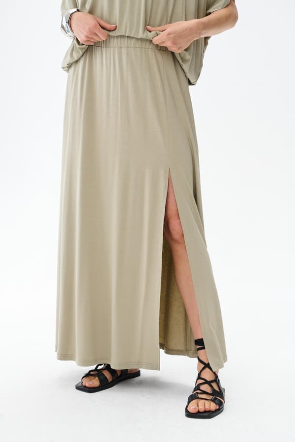 Antik Khaki Nederdel 36/38