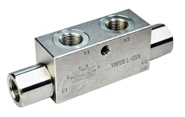 VBPDE dobbeltvirkende kontraventil 3/8"