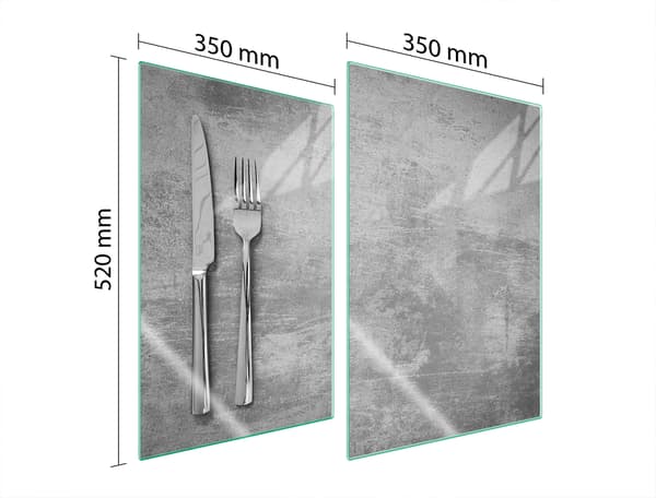 GLASSKYDDSPLATTA FÖR KÖK 2x35x52 BESTICK