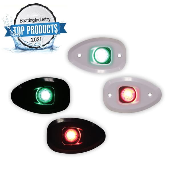 Navigationslys "MICRO LED 12" sorte, limet ind