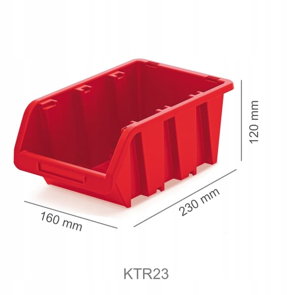 KTR23 lastbilscontainer | Röd
