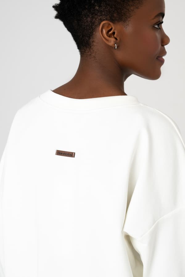Dame Resal Ecru Sweatshirt 44/46