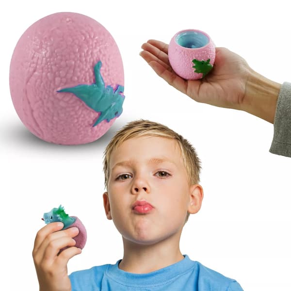 DINOSAURÆG SQUISHY anti-stress SQUEZABLE afslapning SENSORISK