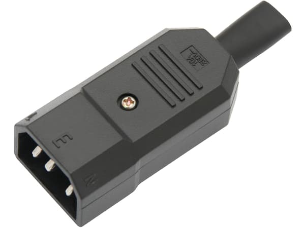 3-bens AC-strømstik til computer