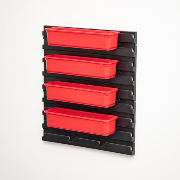 Qbrick system ONE Organizer M L PRO 100 och 200 pegboard-behållare