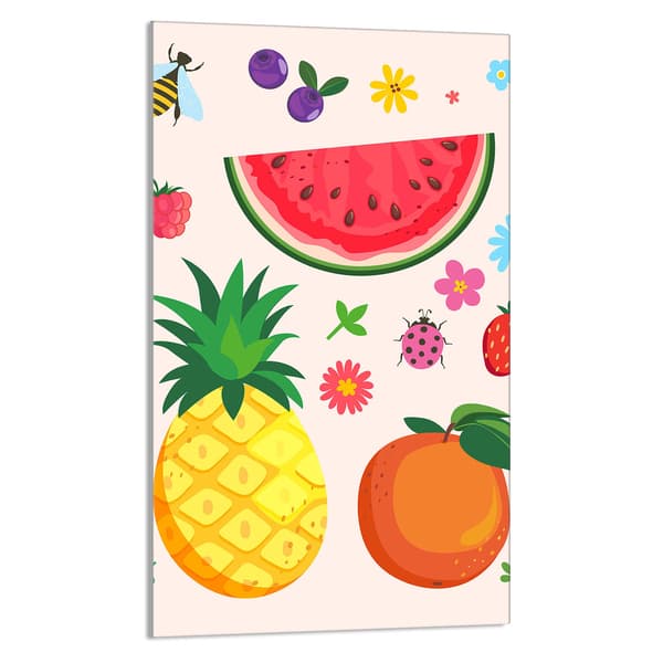 GLAS SKÄRBRÄDA 30x52 Frukt