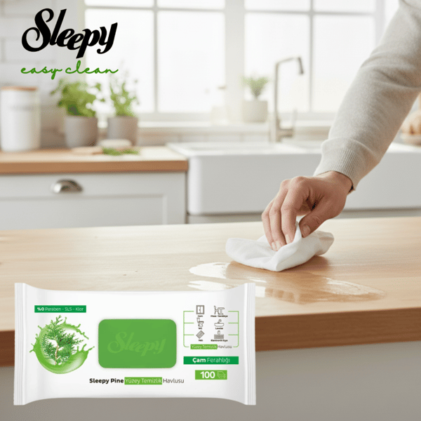 Sleepy Universal Surface Cleaning Wipes Pine 100 st