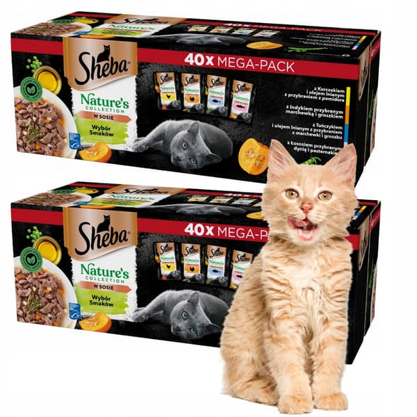 SHEBA Nature's Collection Mixed Flavors CAT 80x85g