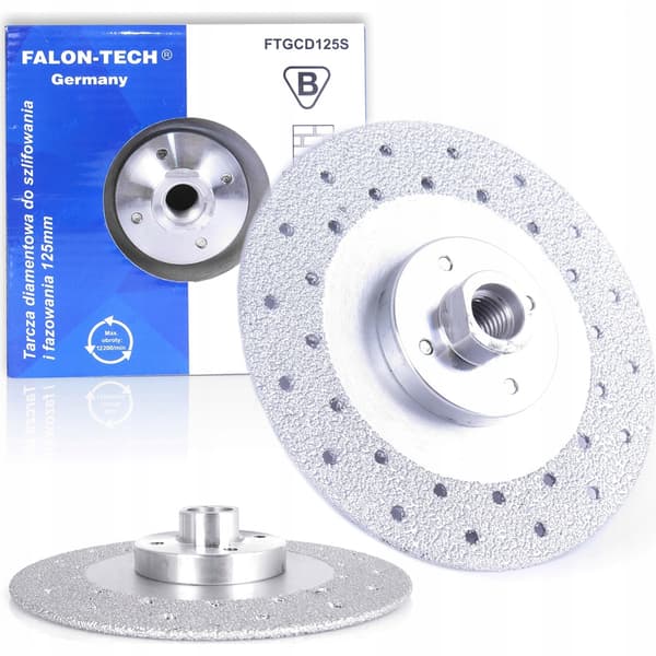 Falon-Tech FTGCD125S M14 125mm diamantskive til stenøj og keramik
