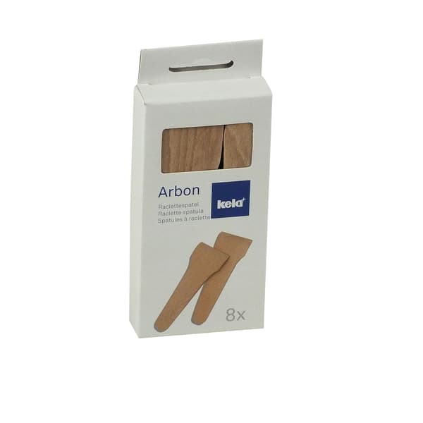 Kela Arbon raclettepaddlar, 12 cm, 8 st.