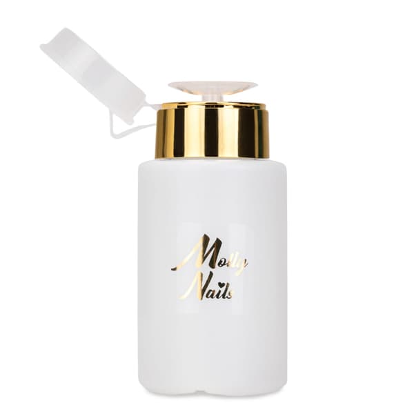 Molly Nails flytande pumpdispenser guld 150 ml