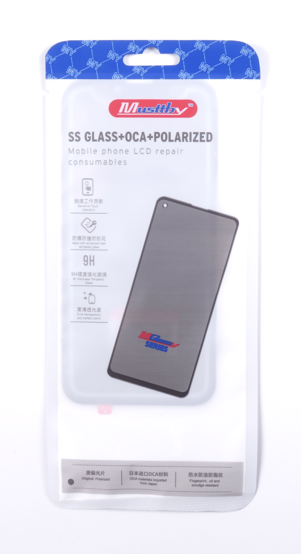 MUSTTBY skærmprotector med polarisering og OCA til Apple iPhone 13 Mini