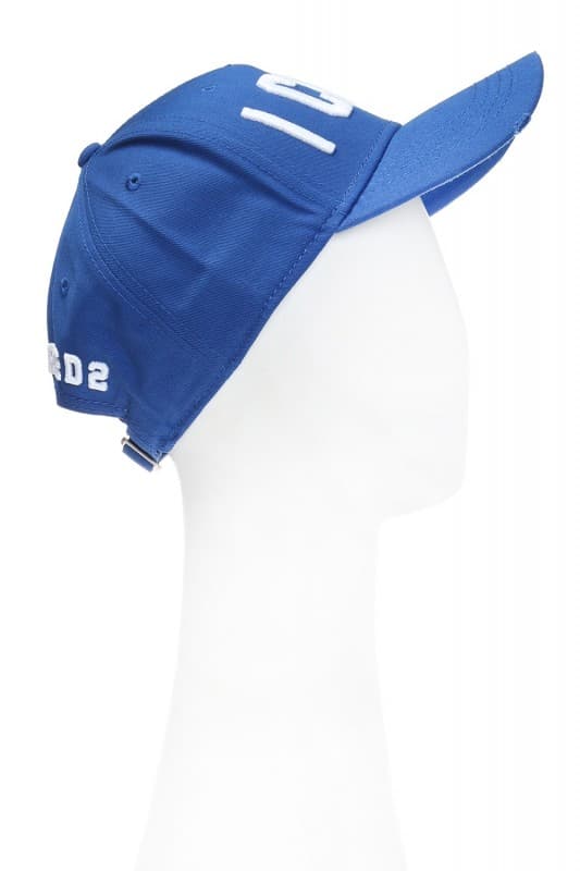 DSQUARED2 ICON italiensk baseballkasket BLÅ