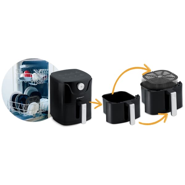 Airfryer Berdsen BD-654 svart