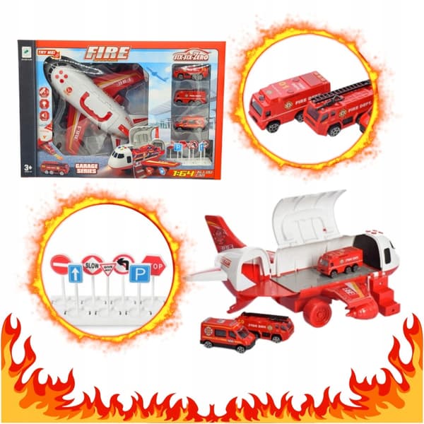 FLY BRANDBILER LYS LYD STOR