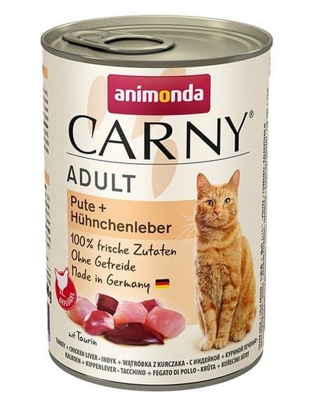 Animonda Cat Carny våtfoder för vuxna katter 12x400g