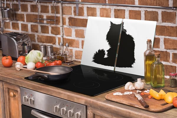 GLASBESKYTTELSESPLADE TIL KOMFUR 75x52 KAT.