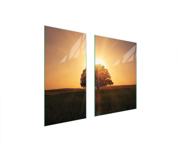 GLASBESKYTTELSESPLADE 75x52 TRÆ